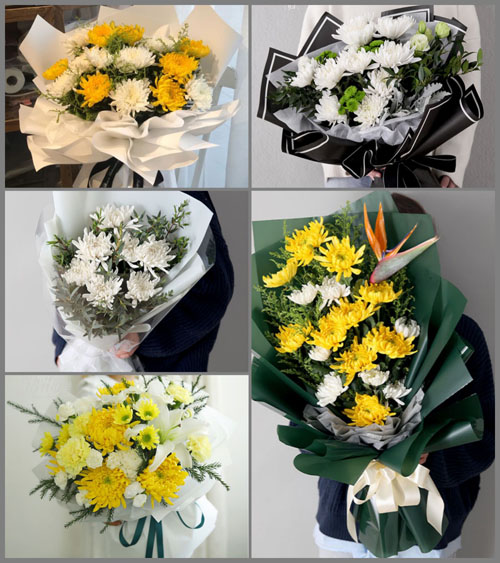 广东韶关市南雄市百顺镇白事花束代送